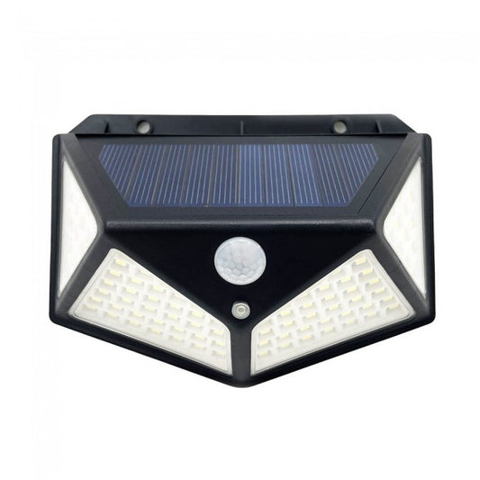 Aplique luz solar con sensor 100 LED